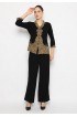 Lyne Halim Kebaya Bordir Emas, 7397 - Hitam.